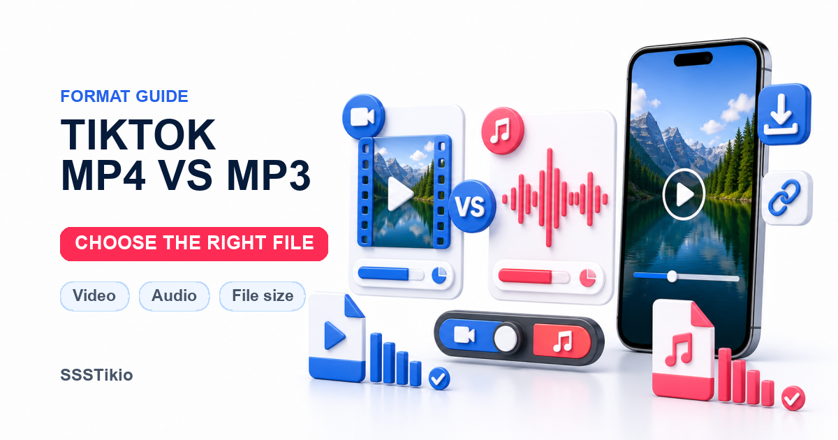 TikTok MP4 vs MP3: Which Format Should You Use?