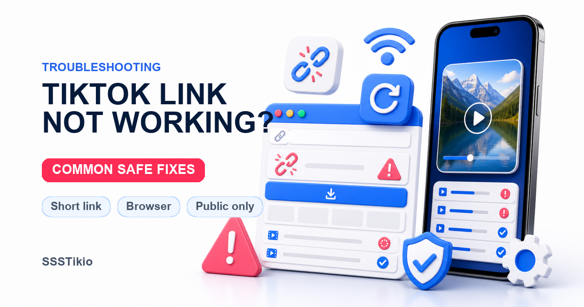 Why TikTok Download Links Fail: Common Errors and Safe Fixes